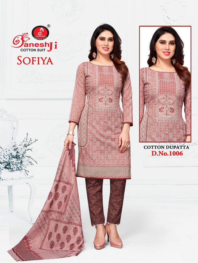 Ganeshji Sofia 1 Cotton Printed Casual Wear Designer Latest Dress Material